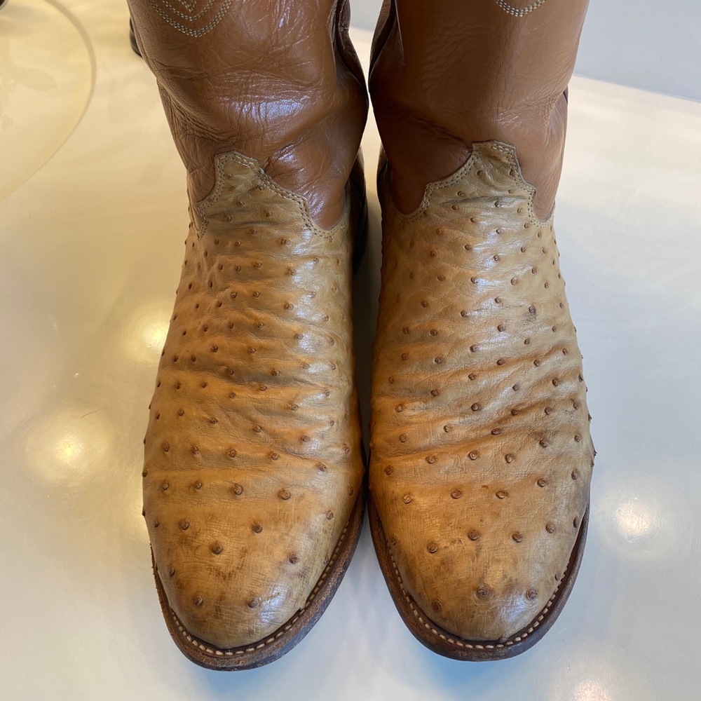 Men’s Justin Boots Full Ostrich